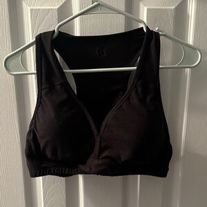 Curves n Combatboots Dream Black Sports Bra